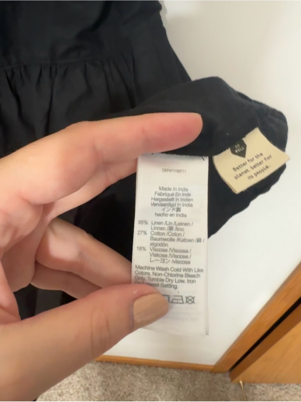 Madewell Linen-Blend Alexandra Button-Front Mini Dress - Picture 7 of 8